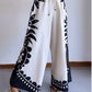 Printed Casual Top & Drawstring Pants Set
