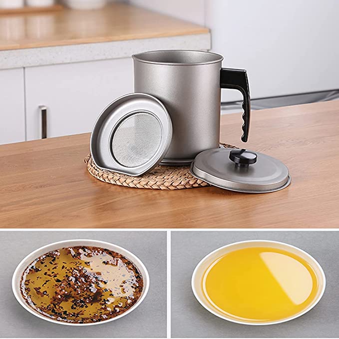 🌟 304 Stainless Steel Kitchen Oil Jar 🌟