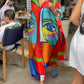 🔥2025 HOT SALE🔥 Personalized abstract MAXI SHIRT DRESS