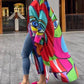 🔥2025 HOT SALE🔥 Personalized abstract MAXI SHIRT DRESS
