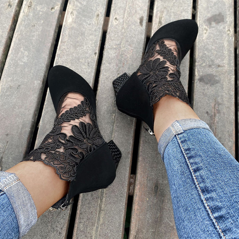 Women's Summer Elegant Lace High Heels