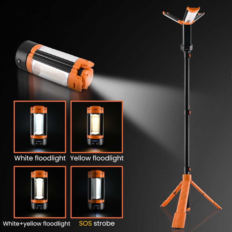 🔥2025 HOT SALE🔥Rechargeable Folding LED Camping Light with Stand