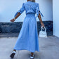 🌸Spring Specials💐 Women's V-Neck Button Down Denim Dress