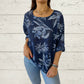 Women's Printed Casual Round Neck T-Shirt