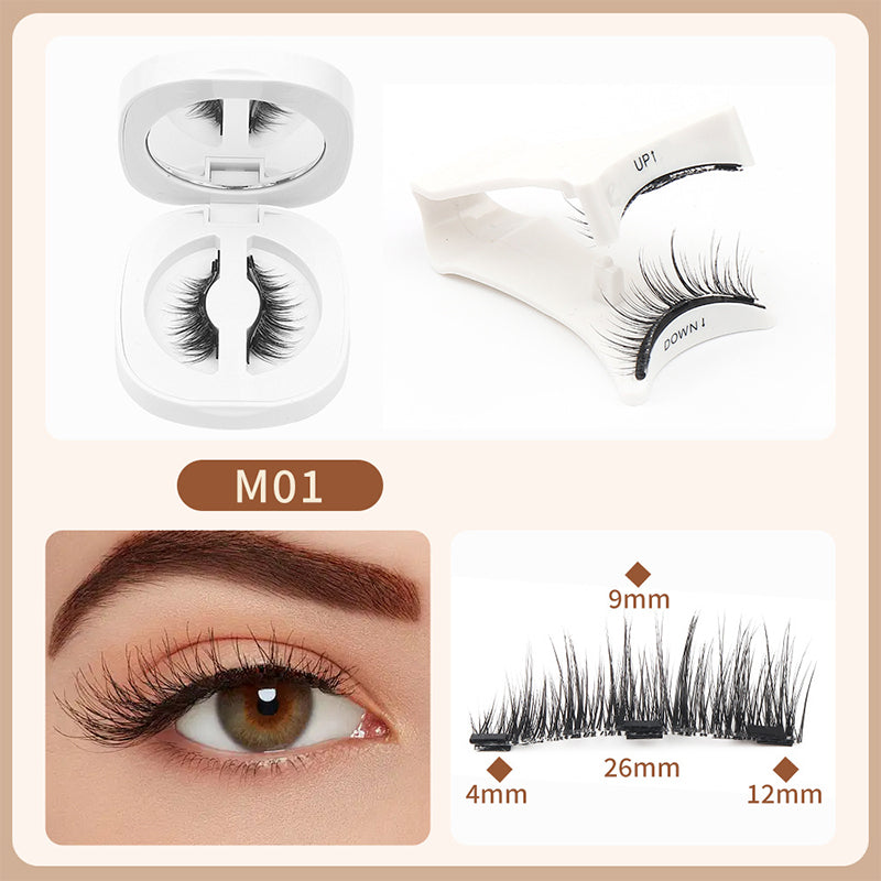 Natural-Looking Soft Magnetic False Eyelashes