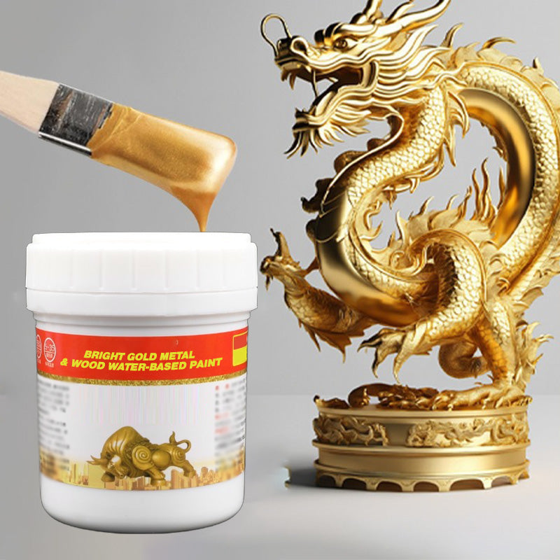 Shiny Metallic Water-based Gold Foil Paint