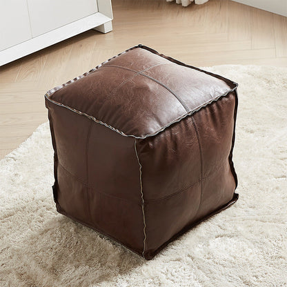Multifunctional Unstuffed Square Pouf Cover