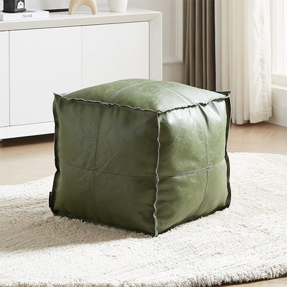 Multifunctional Unstuffed Square Pouf Cover
