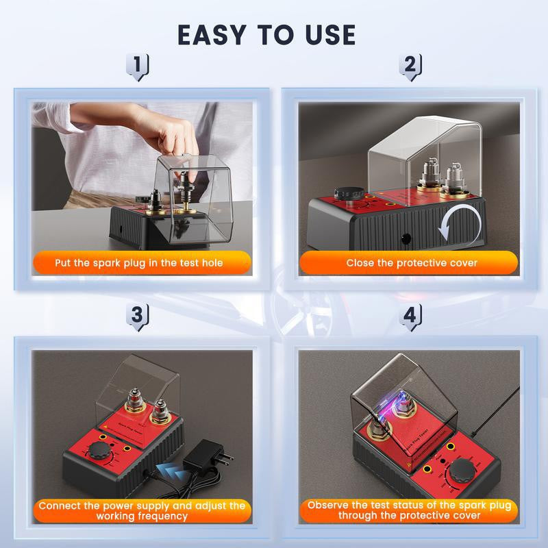 ⚡ Limited Time Half Price - Spark Plug Tester with Dual Test Holes