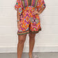 Plant Bold Printed Casual Romper