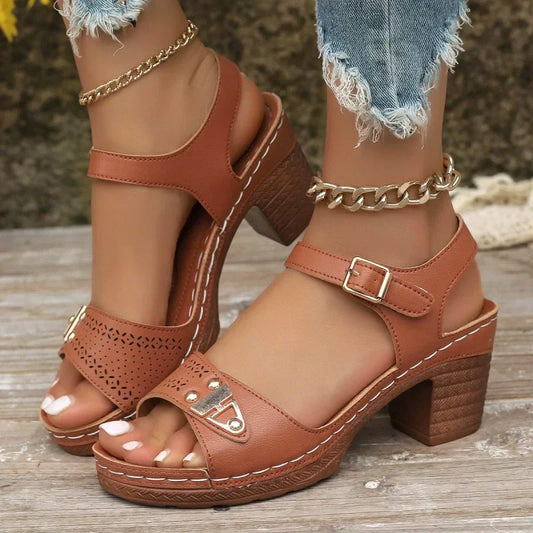 👡Hot Sale 50% OFF🥰Women's Chunky Heel Sandals