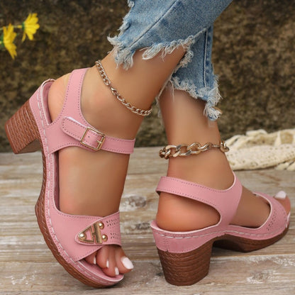 👡Hot Sale 50% OFF🥰Women's Chunky Heel Sandals