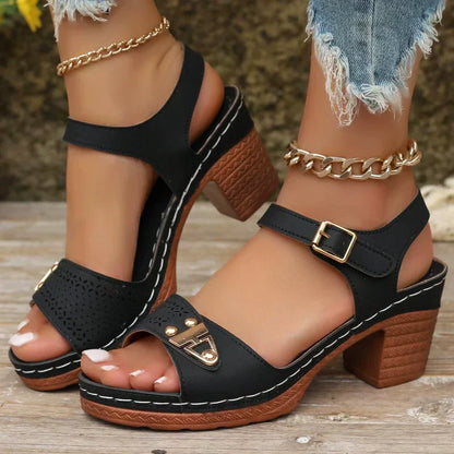 👡Hot Sale 50% OFF🥰Women's Chunky Heel Sandals