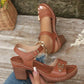 👡Hot Sale 50% OFF🥰Women's Chunky Heel Sandals