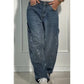 Straight-Leg Rhinestone Jeans for Women