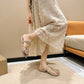 Shiny Rhinestone Casual Soft-soled Slippers