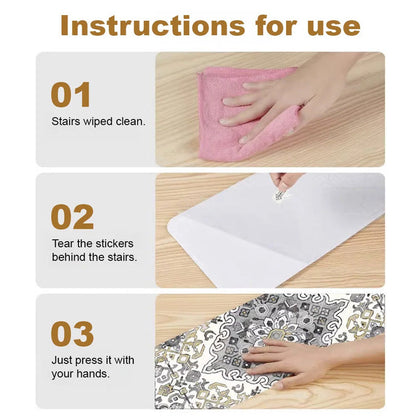 Non-slip & Silent Self-Adhesive Stair Mats