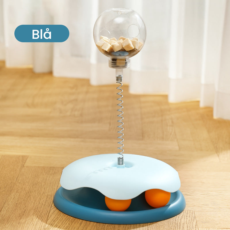 🐱Interactive Cat Carousel With Leaky Balls And Springs✨🐕