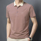 👕Men's Business Casual Striped Breathable Lapel T-Shirt