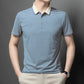 👕Men's Business Casual Striped Breathable Lapel T-Shirt