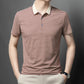 👕Men's Business Casual Striped Breathable Lapel T-Shirt