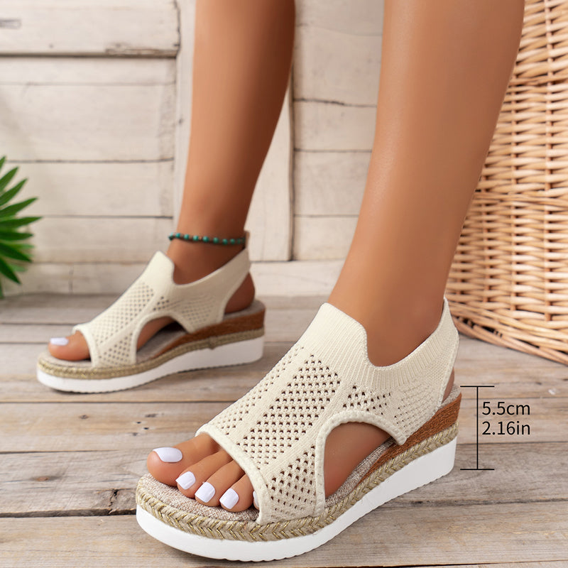 Women's Casual Breathable Mesh Thick Bottom Sandals