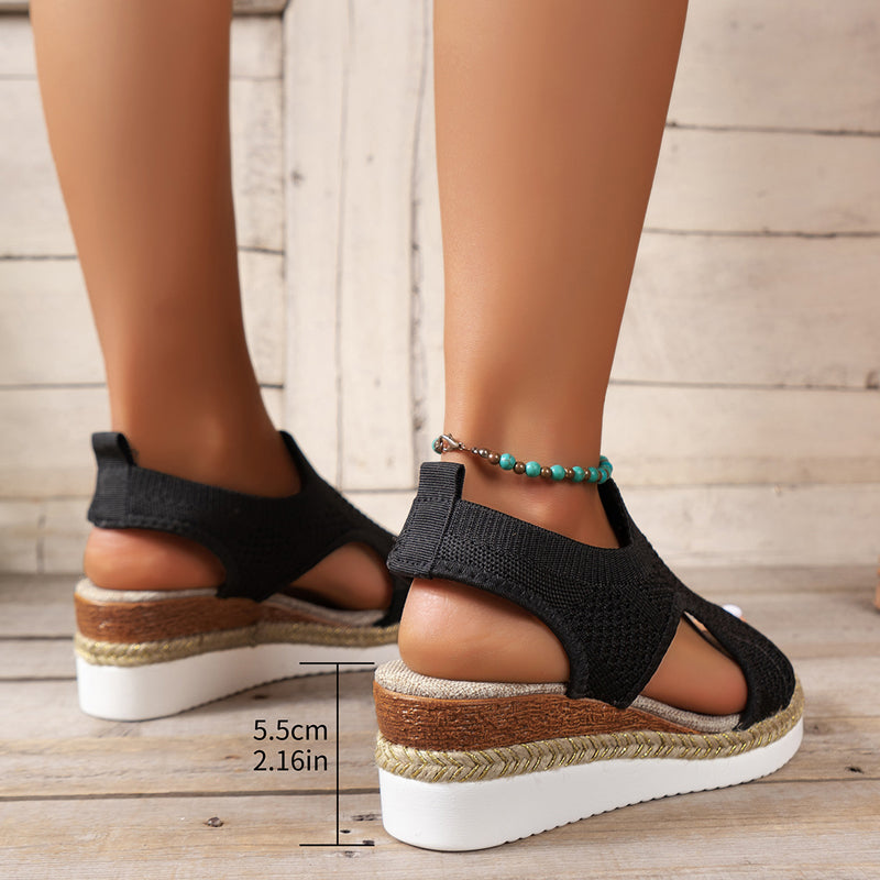 Women's Casual Breathable Mesh Thick Bottom Sandals