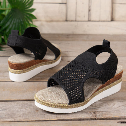Women's Casual Breathable Mesh Thick Bottom Sandals