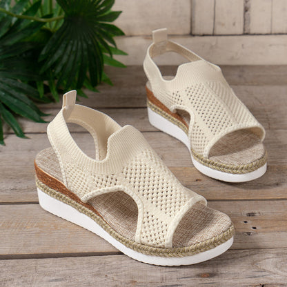 Women's Casual Breathable Mesh Thick Bottom Sandals