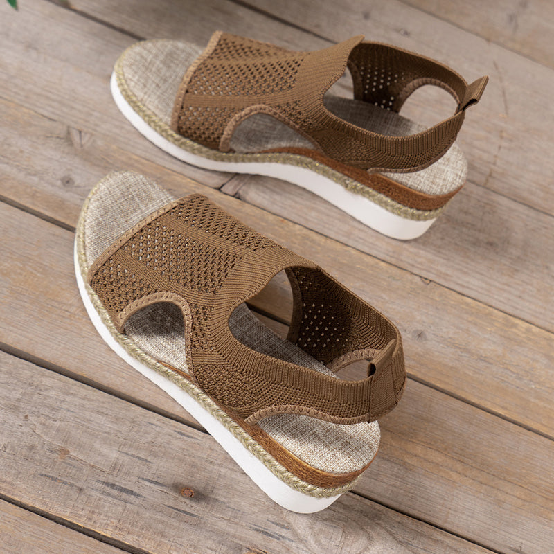 Women's Casual Breathable Mesh Thick Bottom Sandals