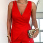 Women's Sleeveless Wrap-Style Top & High-Waisted Shorts