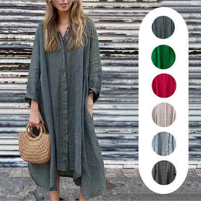 🌸Time-limited special offer💐Women's Casual Loose Long Sleeve Dress