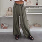 🎁Hot Sale 49% OFF🔥Women's Lightweight Ruched Wide-Leg Pants