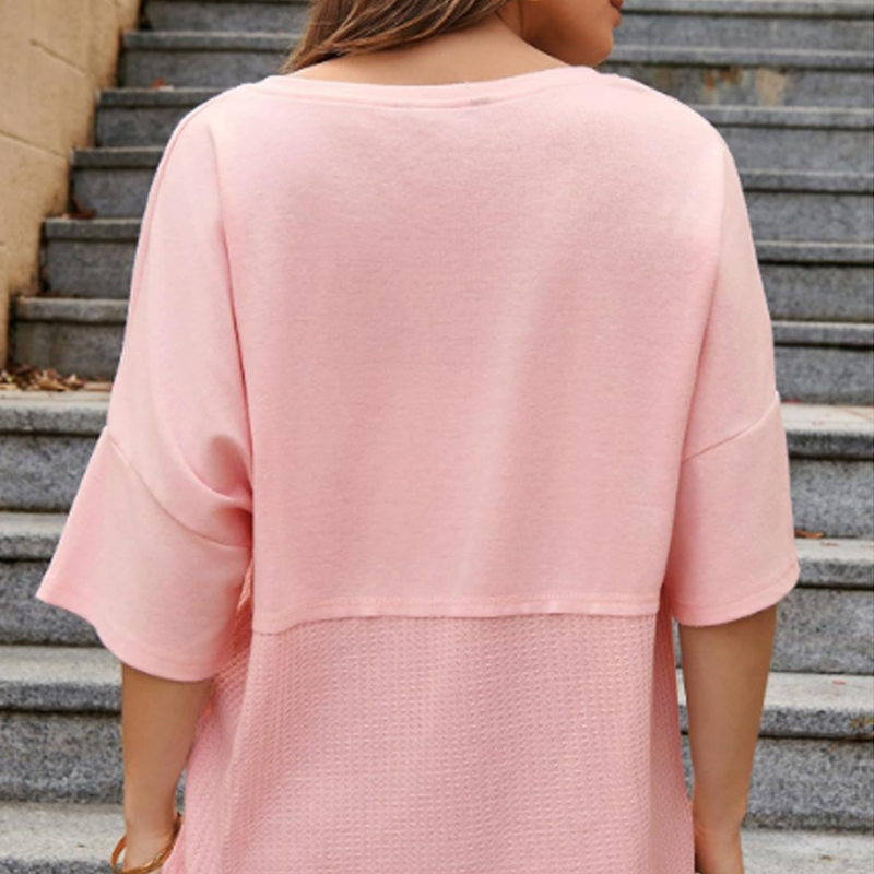 🌿Casual Button Down Waffle Knit Top