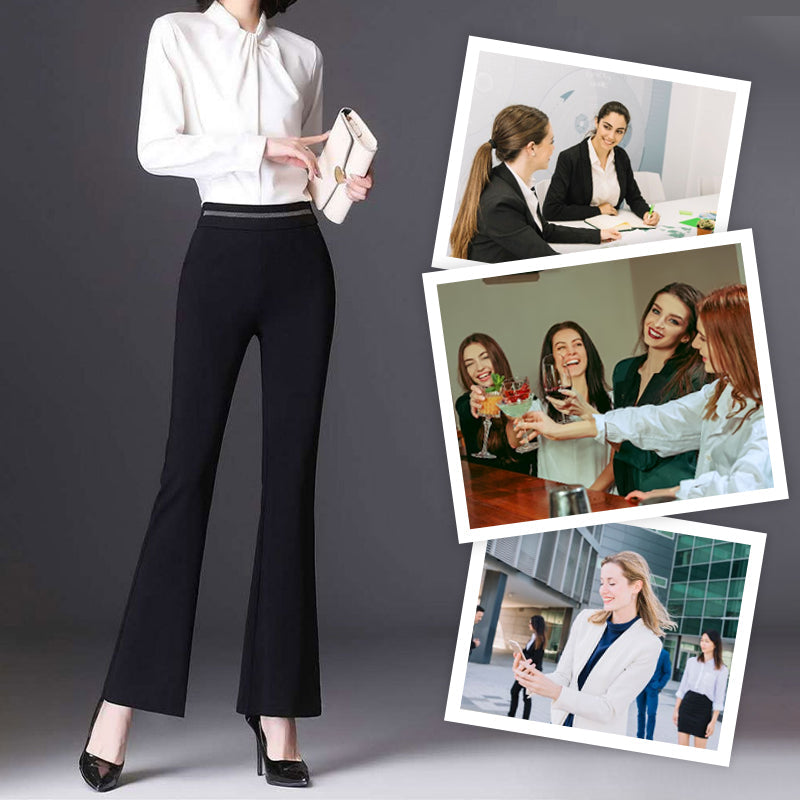 ⏳ Limited time 50% off! 💥Women's Casual High Waisted Flared Pants（The more you buy, the higher the discount）