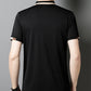 Men's Stretch Ice Silk Short Sleeve Lapel Polo Shirt