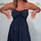 Women's Strapless Maxi Dress
