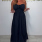 Women's Strapless Maxi Dress