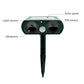 Outdoor Solar Powered Ultrasonic Animal Repeller