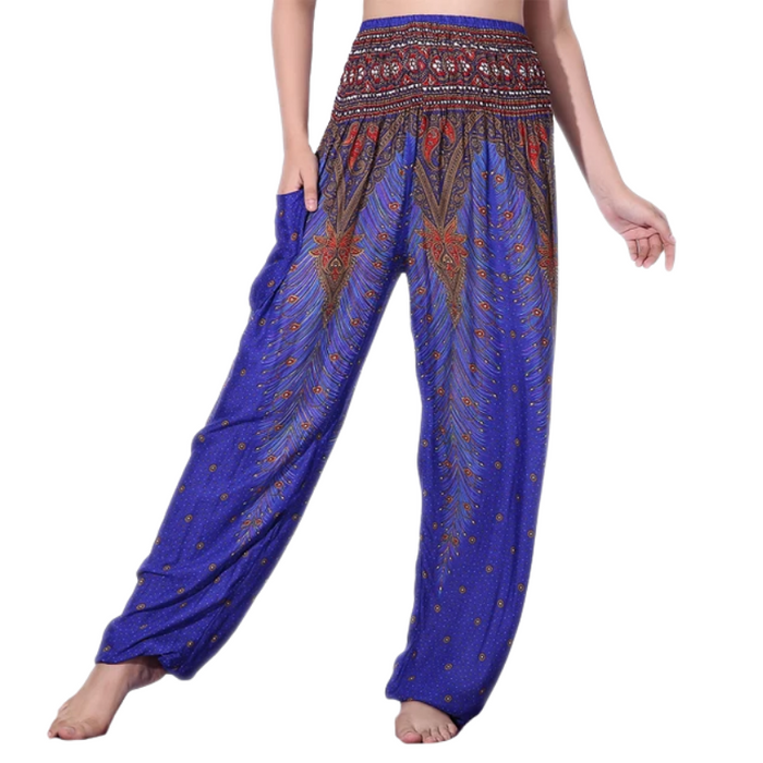 Boho Floral Harem Pants